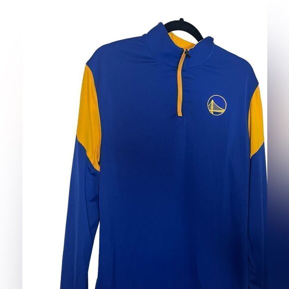 FANATICS NBA GOLDEN STATE WARRIORS BASKETBALL HALF ZIP PULLOVER MENS SIZE MEDIUM - Picture 5 of 7